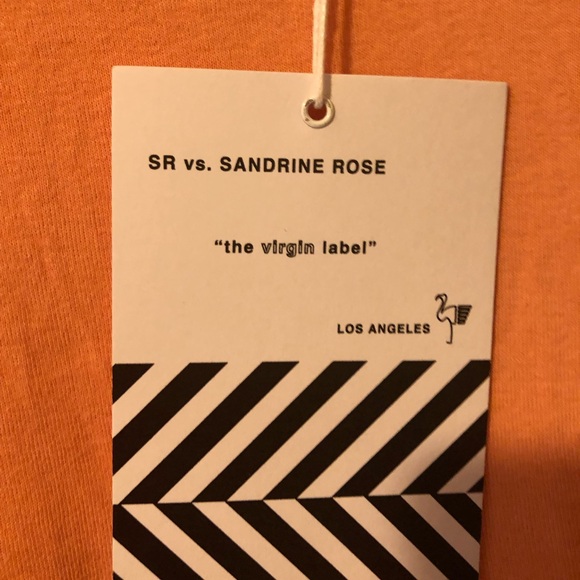 Sandrine Rose Crew Neck Tee Size small New! - Picture 5 of 8